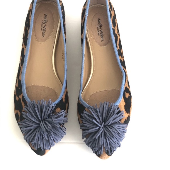 WENDY WILLIAMS Leopard Print Flats - Picture 3 of 8